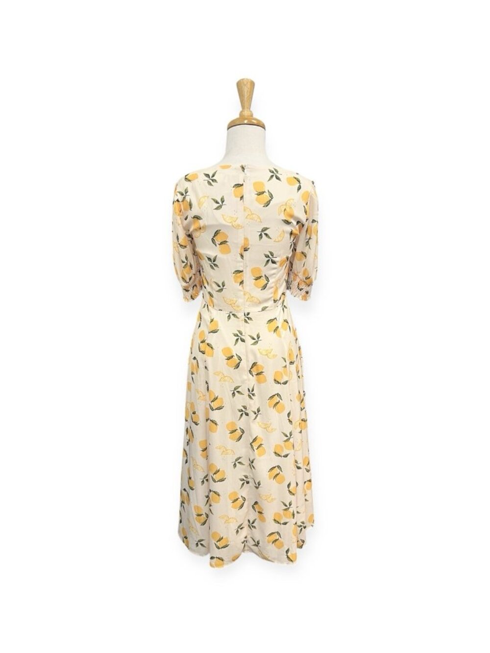 Quanta du Soleil Lemon Midi Dress Size 34 US Size XS - Picture 3 of 7
